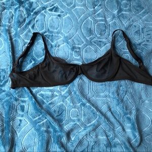 Mesh see through bra